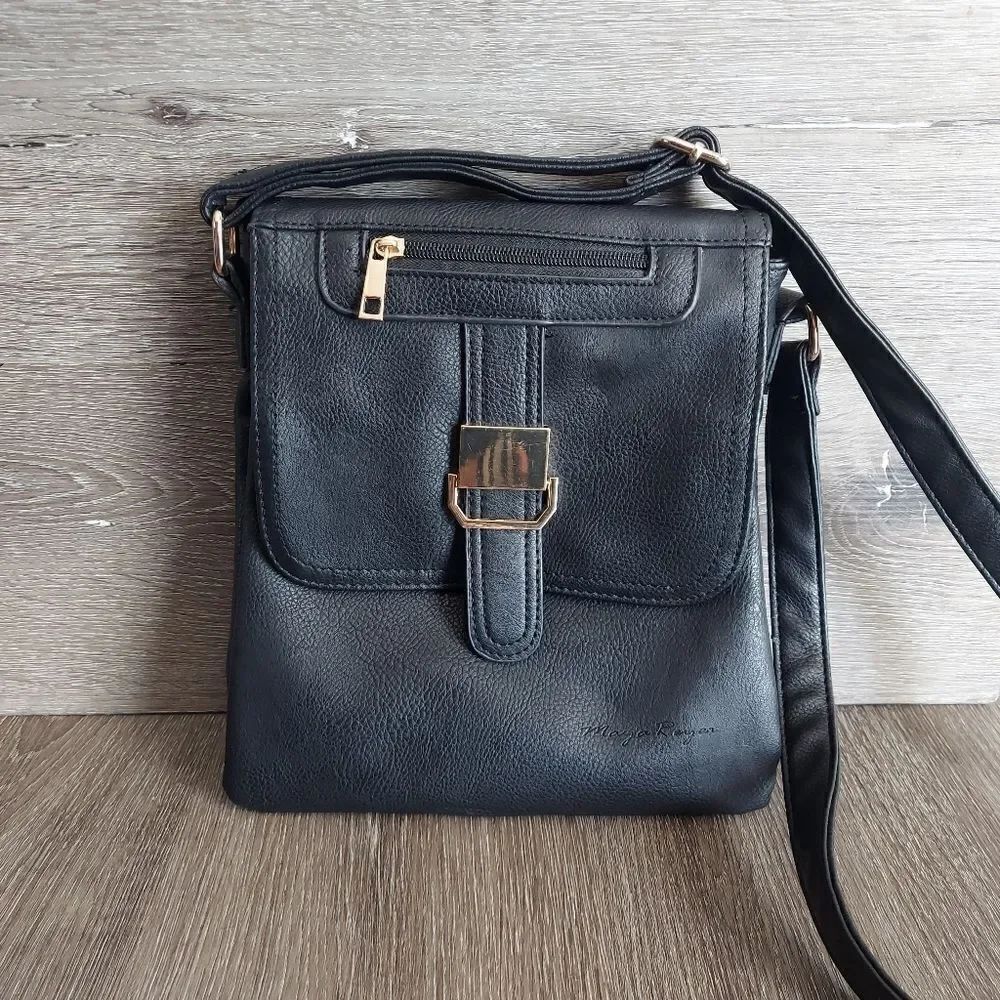 Maya Reyes Black Crossbody Bag